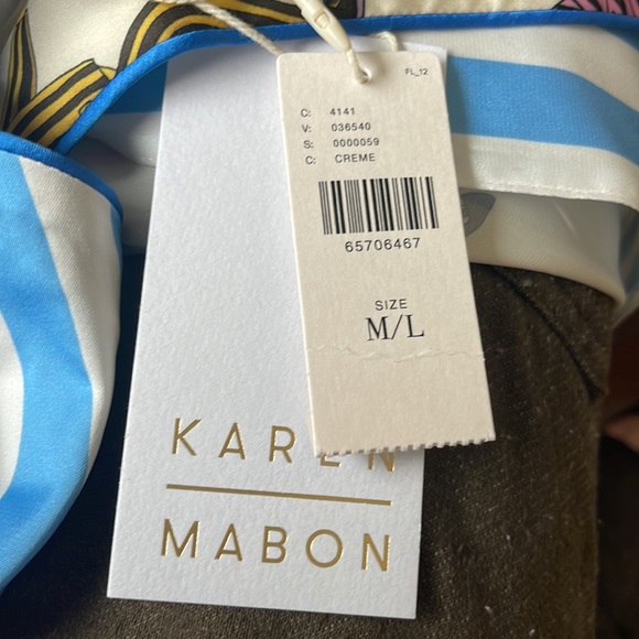 🆕 Anthro Karen Mabon Apres Ski Satin Robe Ships Same Day 📦‼️ - Picture 5 of 10